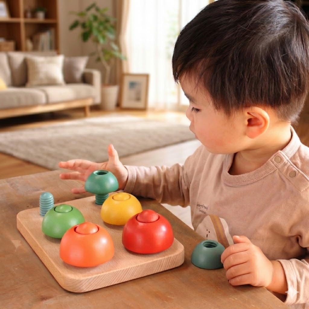 Amazon.co.jp: ︎きのこのこのこ/日本グッド・トイ受賞おもちゃ 木の
